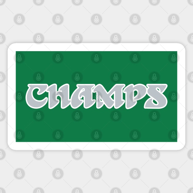 CHAMPS Sticker by Center City Threads